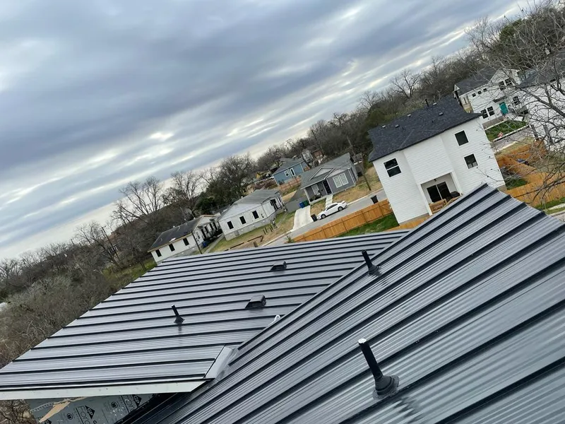 Standing seam metal roof panels with vents for Skylight Repair in Pikeville